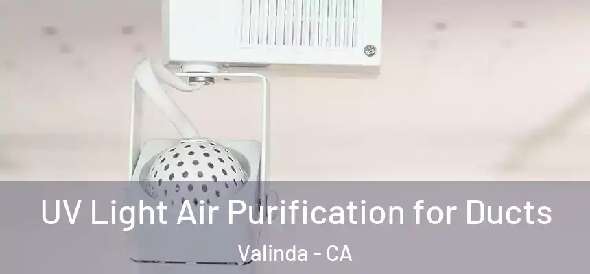 UV Light Air Purification for Ducts Valinda - CA